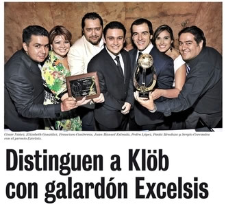 ENTREGA DEL PREMIO EXCELSIS A KLOB 